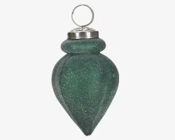 Sale Daells Bolighus Julekugle Cone Grøn/Hvid