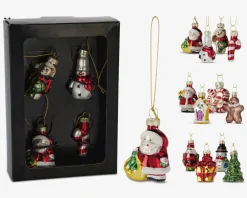 New Daells Bolighus Juleornament sæt 4 stk. ass