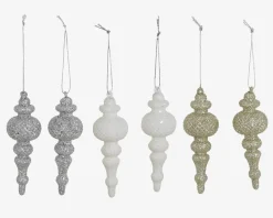 Outlet Daells Bolighus Juleornamenter 2stk. Ass. H.11 cm