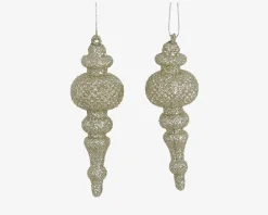 Outlet Daells Bolighus Juleornamenter 2stk. Ass. H.11 cm