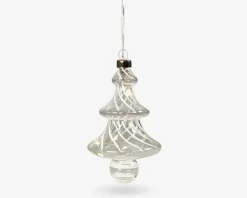 Discount Daells Bolighus Juletræs Ornament Glas M. LED H. 13 cm