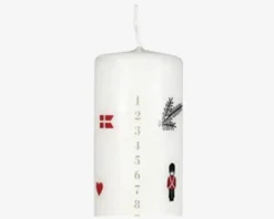 Discount Daells Bolighus Kalenderlys Cream Bloklys H. 25 Ø. 5