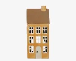 Hot Daells Bolighus Keramikhus t. Lys Gul Gul, Brun