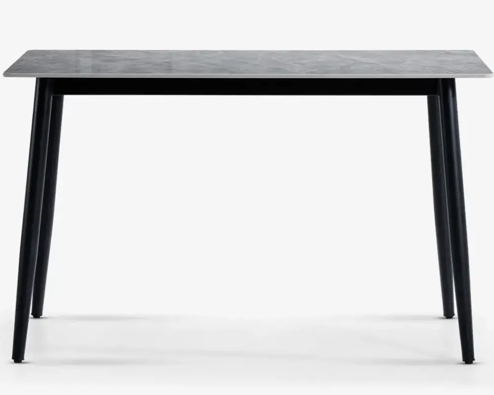 Discount Daells Bolighus Køkkenbord i grå med sort stel 70 x 120 cm