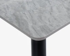 Discount Daells Bolighus Køkkenbord i grå med sort stel 70 x 120 cm