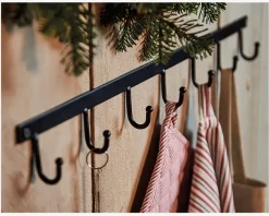 Best Daells Bolighus Knagerække m/7 metal L.60 cm