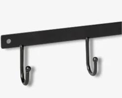 Daells Bolighus Knagerække m/5 metal L.42 cm