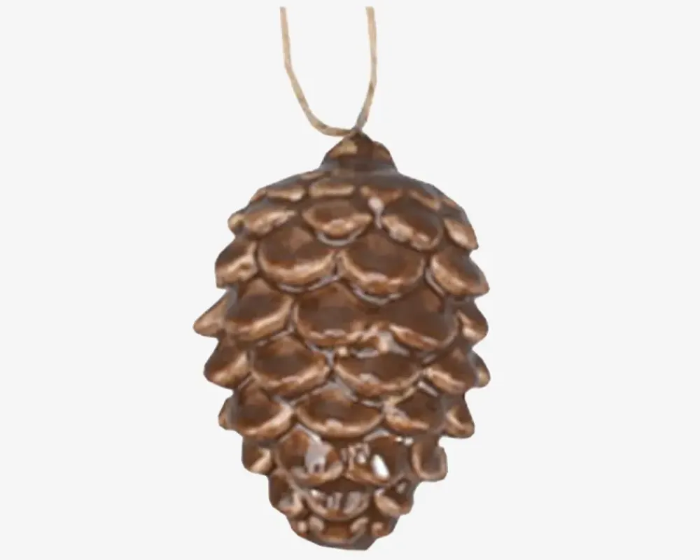 Outlet Daells Bolighus Kogle Ornament Ass. H.8,5cm Brun