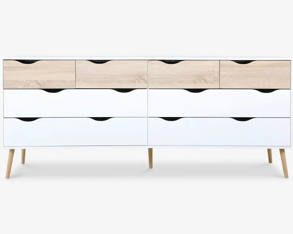 Clearance Daells Bolighus Kommode Delta m. 8 skuffer