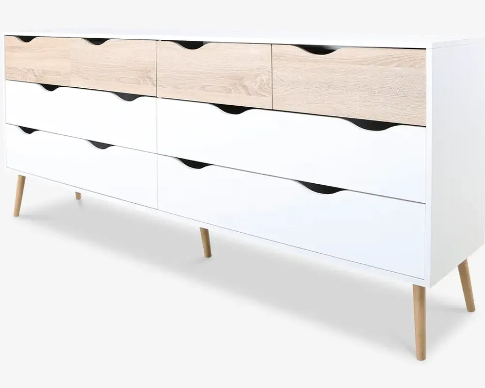 Clearance Daells Bolighus Kommode Delta m. 8 skuffer