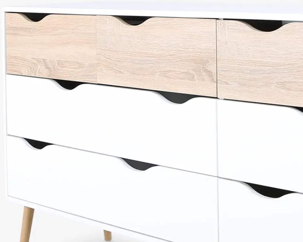 Clearance Daells Bolighus Kommode Delta m. 8 skuffer