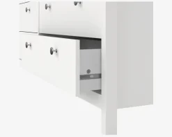 Sale Daells Bolighus Kommode Madrid med 8 skuffer hvid