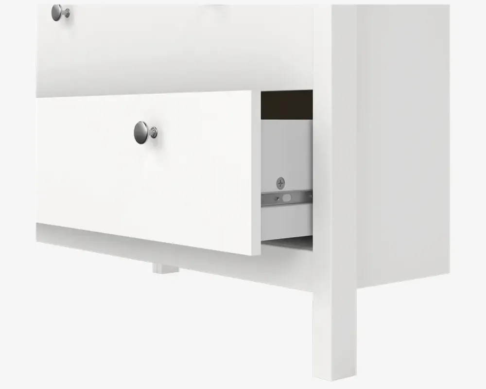 Daells Bolighus Kommode Madrid med 3 skuffer hvid
