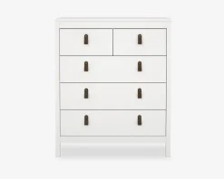 Outlet Daells Bolighus Kommode Madrid med 5 skuffer hvid