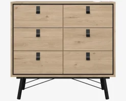 Sale Daells Bolighus Kommode Ry m. 6 skuffer Eg