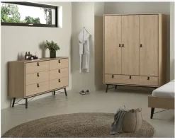 Outlet Daells Bolighus Kommode Ry m. 6 skuffer Eg