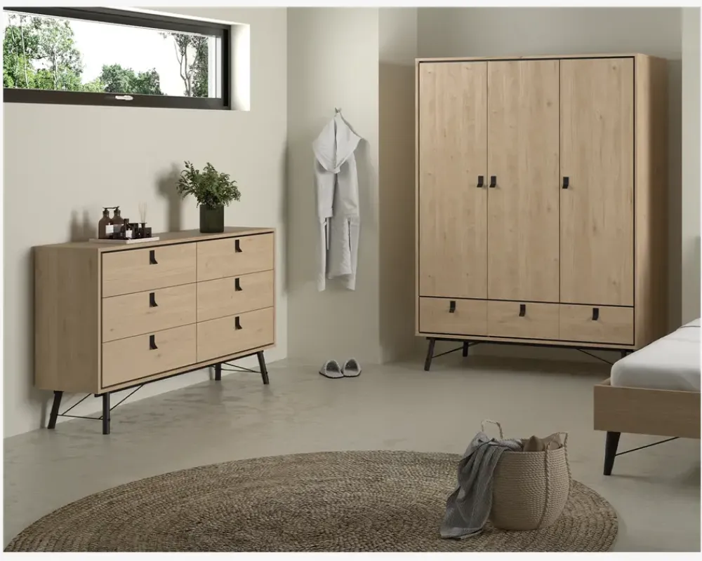 Outlet Daells Bolighus Kommode Ry m. 6 skuffer Eg