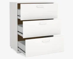 Best Daells Bolighus Kommode Sofia hvid med 3 skuffer