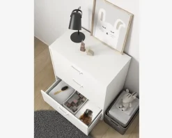 Best Daells Bolighus Kommode Sofia hvid med 3 skuffer