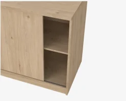 Discount Daells Bolighus Komode Naia med 3 skuffer og 1 skydelåge eg