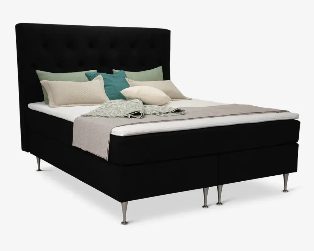 Discount Daells Bolighus Komplet Continentalseng 180 x 200 cm sort