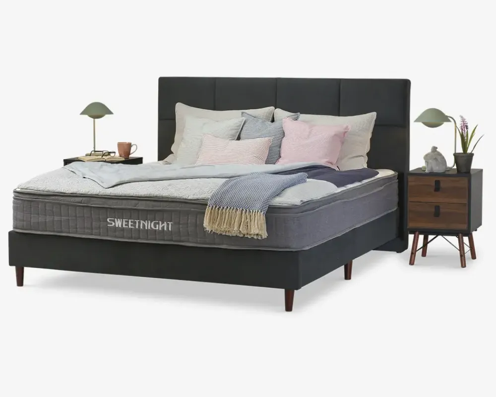 Sale Daells Bolighus Komplet seng 180 x 200 cm grå