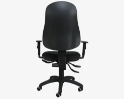 Daells Bolighus Kontorstol m/Justerbare Armlæn Sort