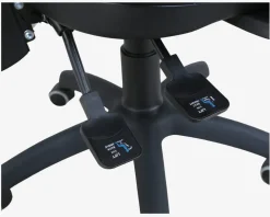 Daells Bolighus Kontorstol m/Justerbare Armlæn Sort