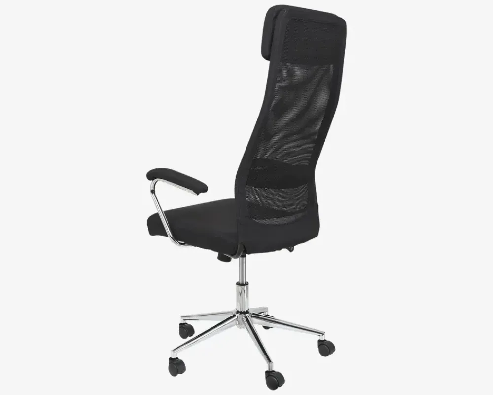 Sale Daells Bolighus Kontorstol Sort Mesh/Krom Fod