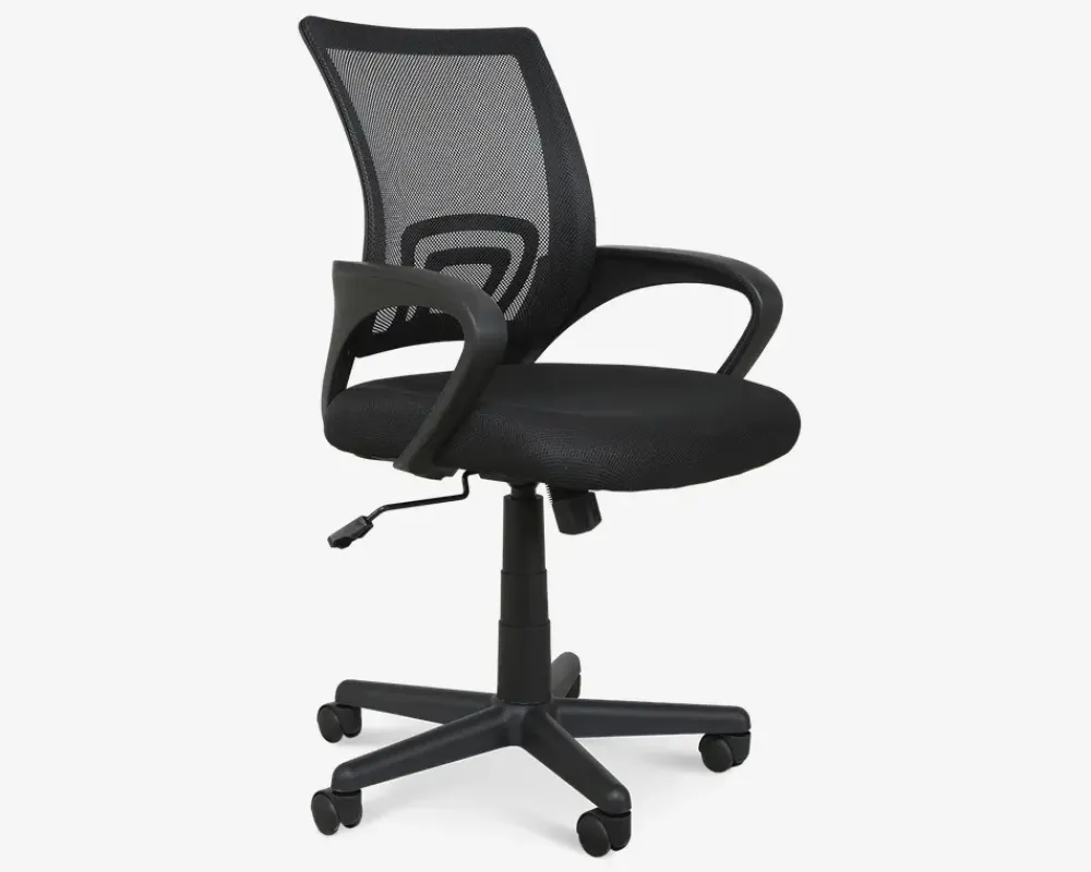 Outlet Daells Bolighus Kontorstol Sort Mesh/Sort Fod