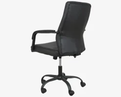 New Daells Bolighus Kontorstol Sort Pu/Sort Fod