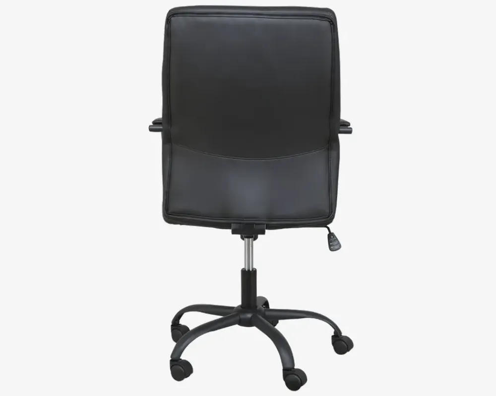 New Daells Bolighus Kontorstol Sort Pu/Sort Fod