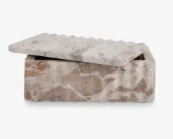 Sale Daells Bolighus Krukke m/låg brun marmor H.8 cm