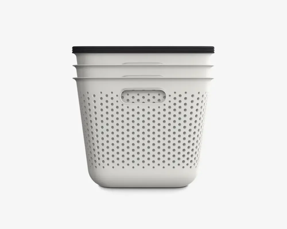 Best Daells Bolighus Kurv Basket 17 L Hvid