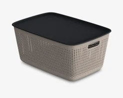 Best Daells Bolighus Kurv Basket Taupe 45 L Beige