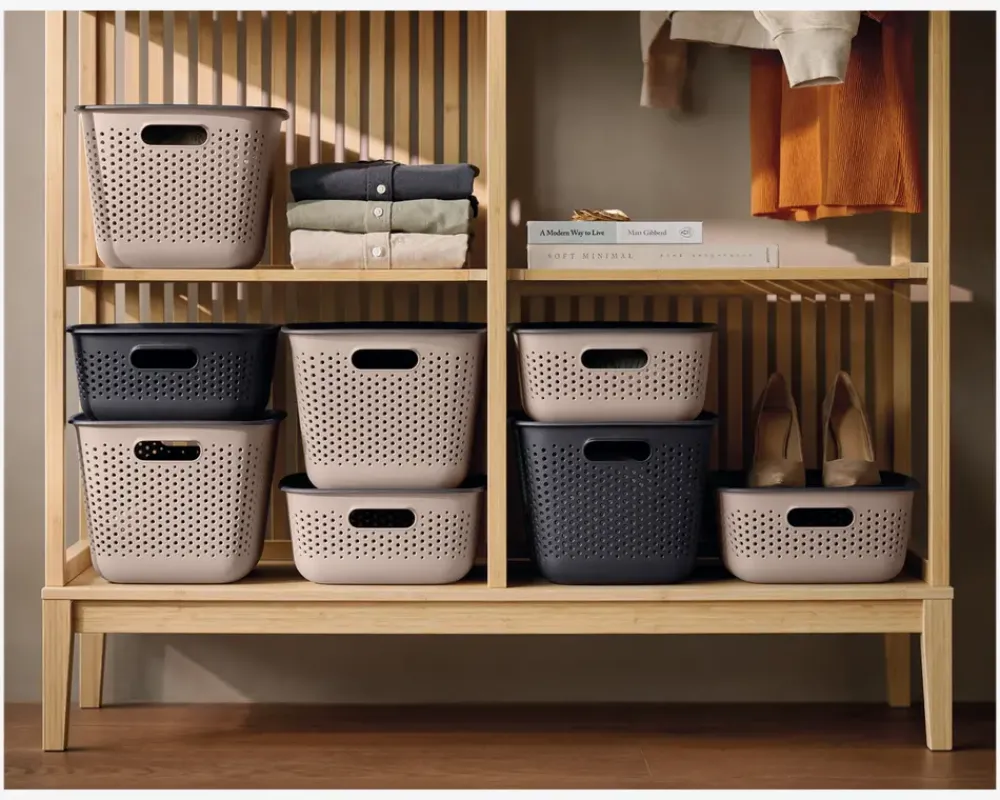 Best Daells Bolighus Kurv Basket Taupe 10 L Beige