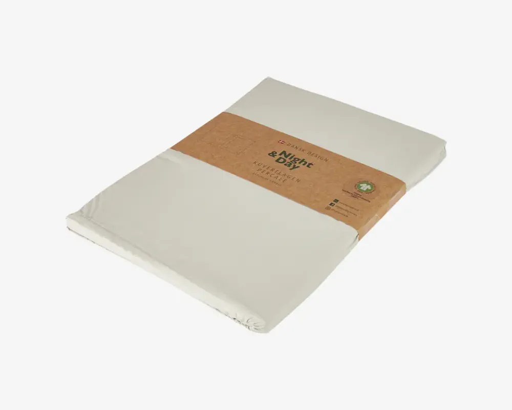 Online Daells Bolighus Kuvertlagen Percale 90x200 cm Sand