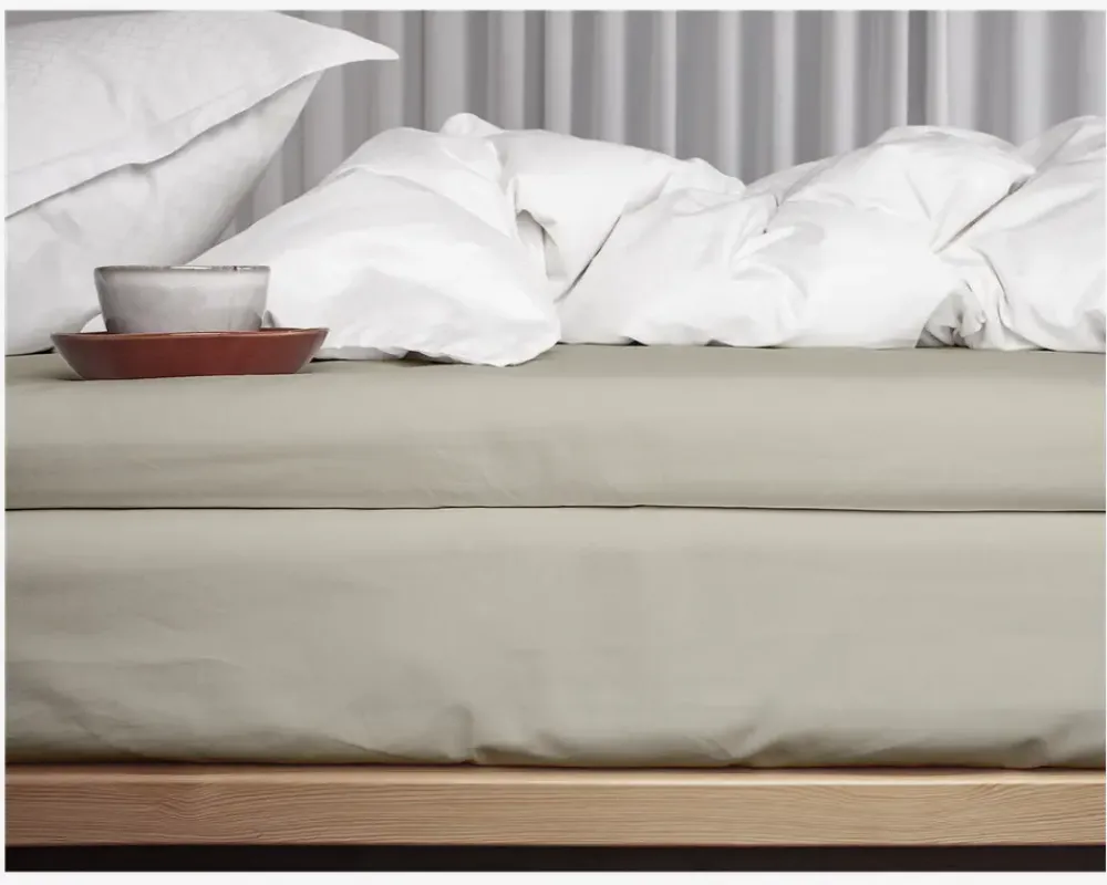 Online Daells Bolighus Kuvertlagen Percale 90x200 cm Sand