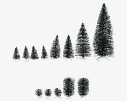 New Daells Bolighus Landskabs juletræer sæt 13 stk.