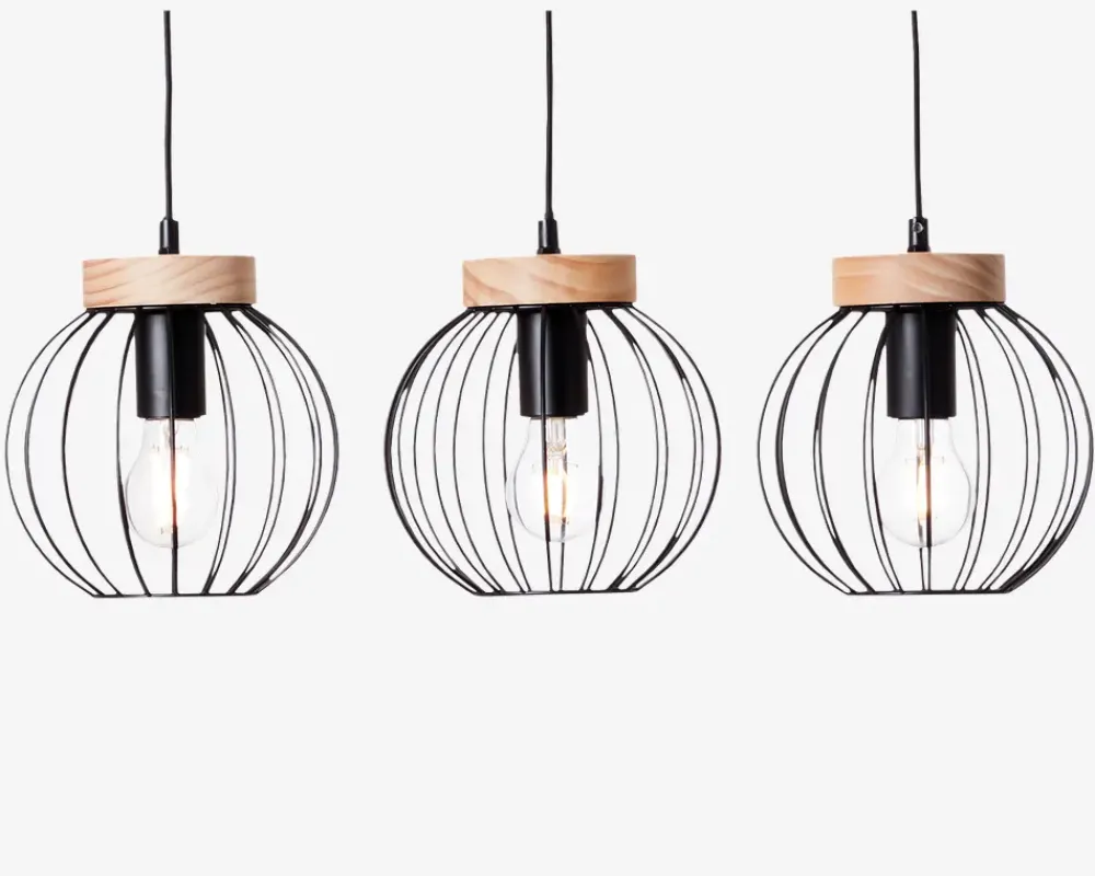 Discount Daells Bolighus Langbordspendel Sorana Sort/Natur B.65,5cm