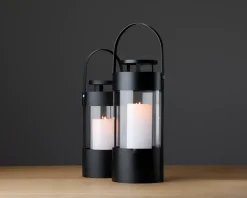 Discount Daells Bolighus Lanterne Cylinder Sort H.40 cm