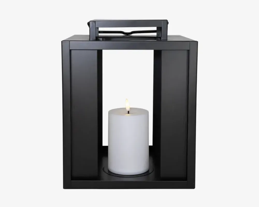 Discount Daells Bolighus Lanterne Metal LED Sort H.25,5 cm