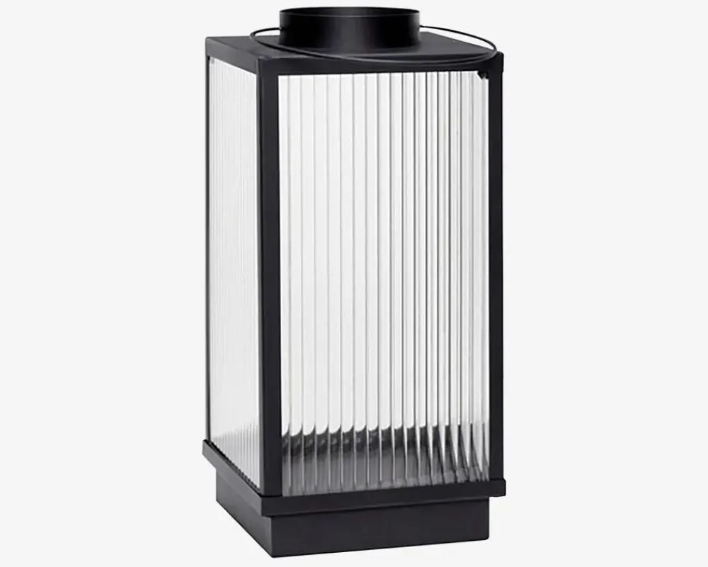 Outlet Daells Bolighus Lanterne Metal/Glas Sort H.35cm