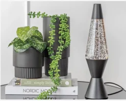 Clearance Daells Bolighus Lavalampe H.37 cm Sort