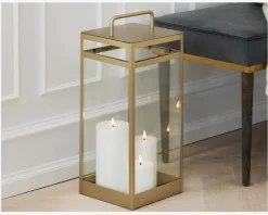 Best Daells Bolighus LED Bloklys H.15xØ.10cm Hvid