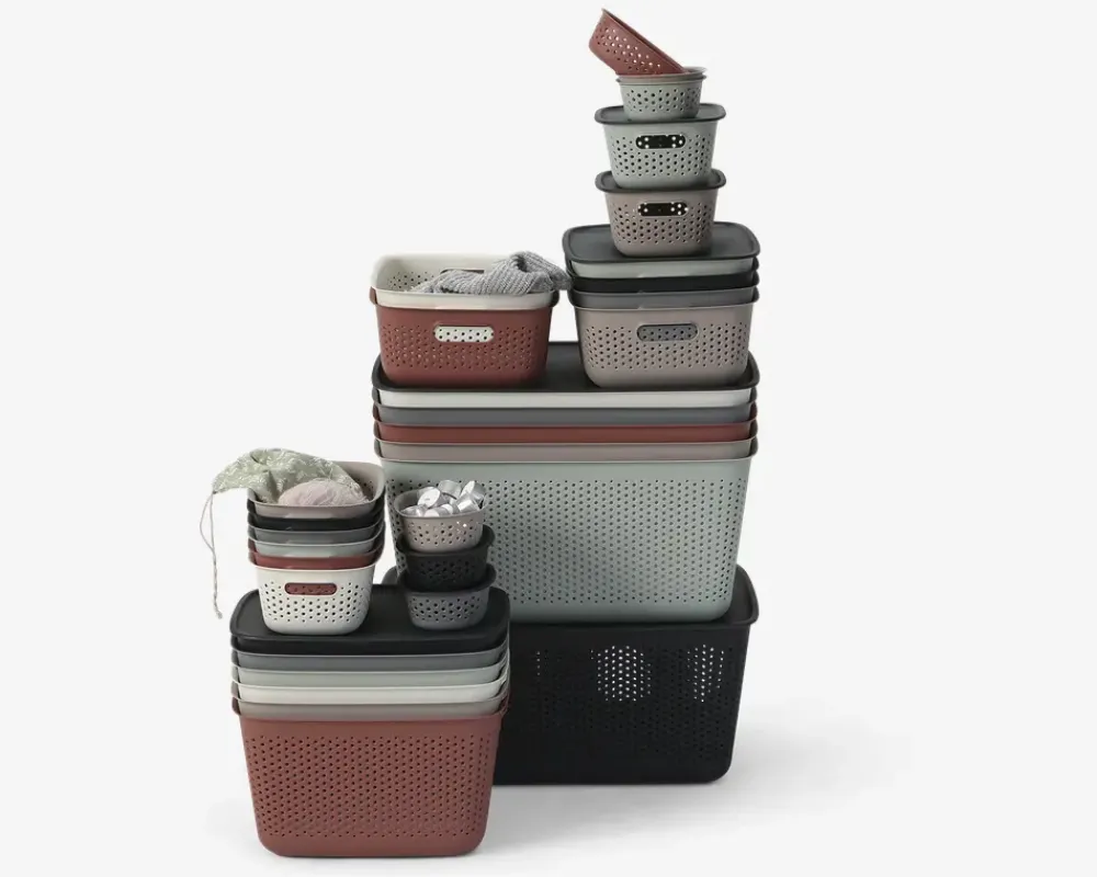 Daells Bolighus Låg Basket Sort 0,8 L