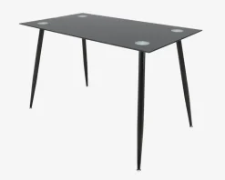 New Daells Bolighus Lille spisebord i sort glas