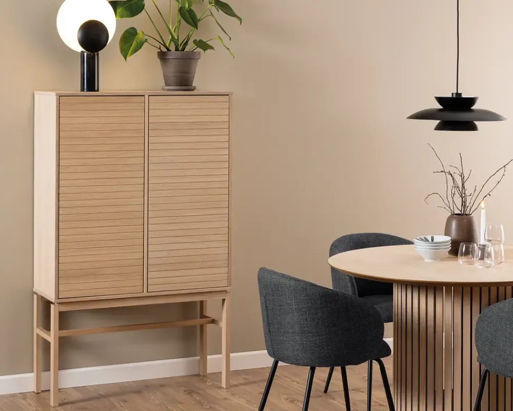 Discount Daells Bolighus LINLEY SKAB I FINERET EG HVID