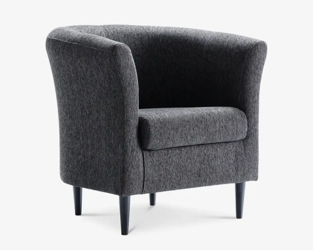 Online Daells Bolighus Lænestol Flash Antracit Sort