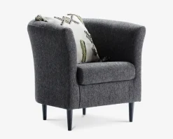 Online Daells Bolighus Lænestol Flash Antracit Sort